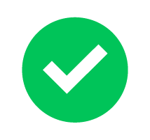 Icon of a checkmark.