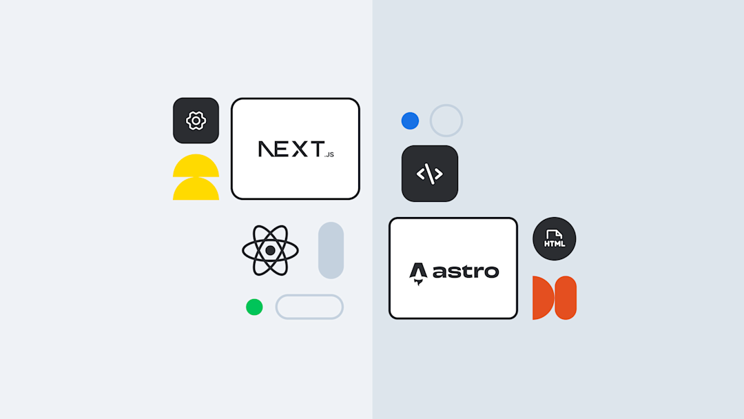 This guide helps you choose between Astro vs Next.js for your project. It compares the features, performance, and learning curve for both JavaScript frameworks.