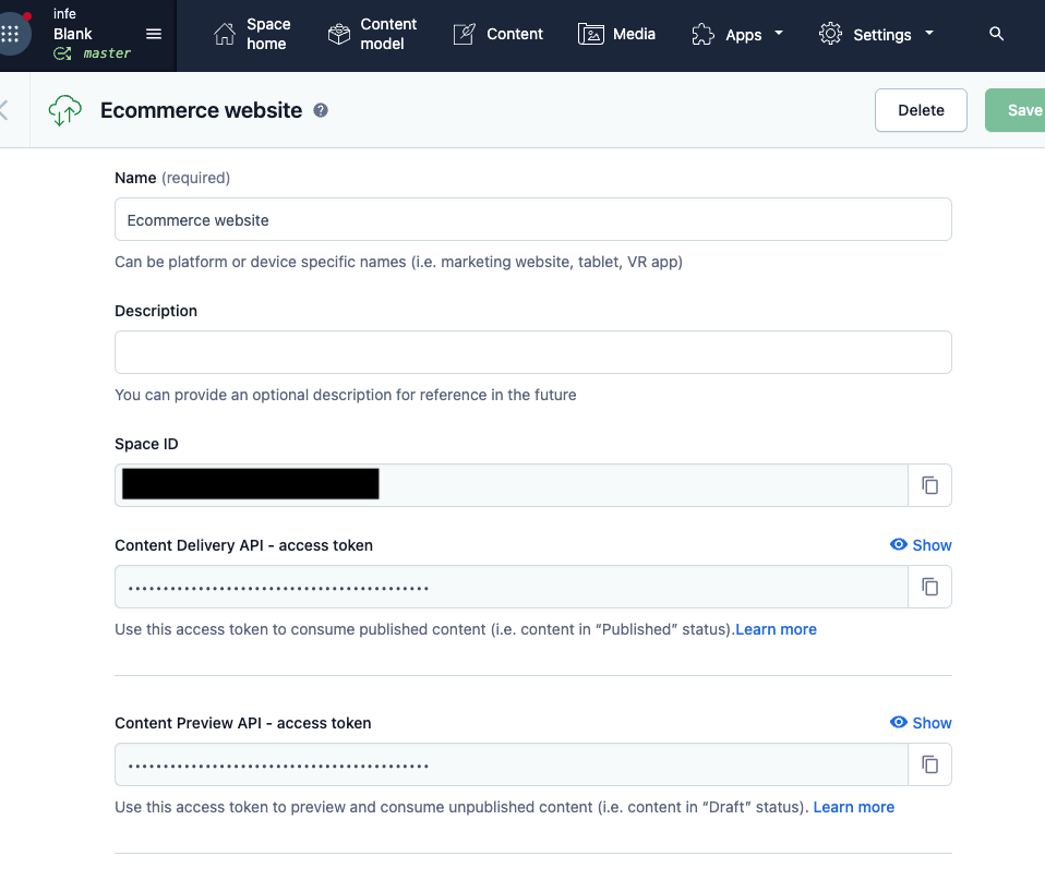 Now that you’ve added all your data to the dashboard, you can pull the data into your Vue application using the Content Delivery API. 