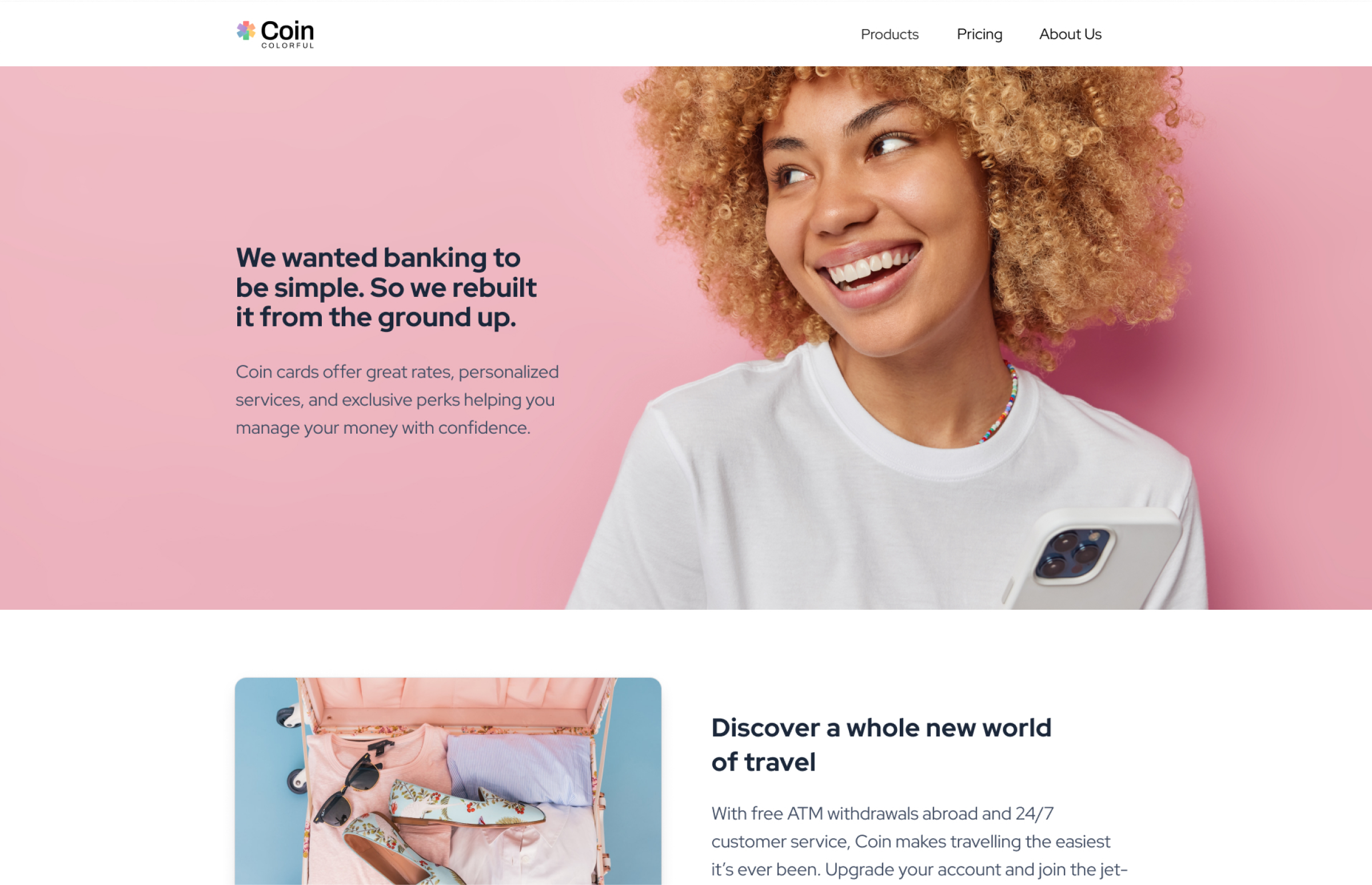 Starter templates promo - desktop