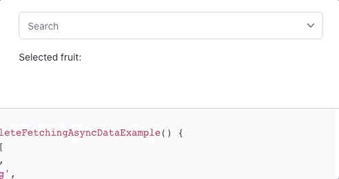 Autocomplete with async data