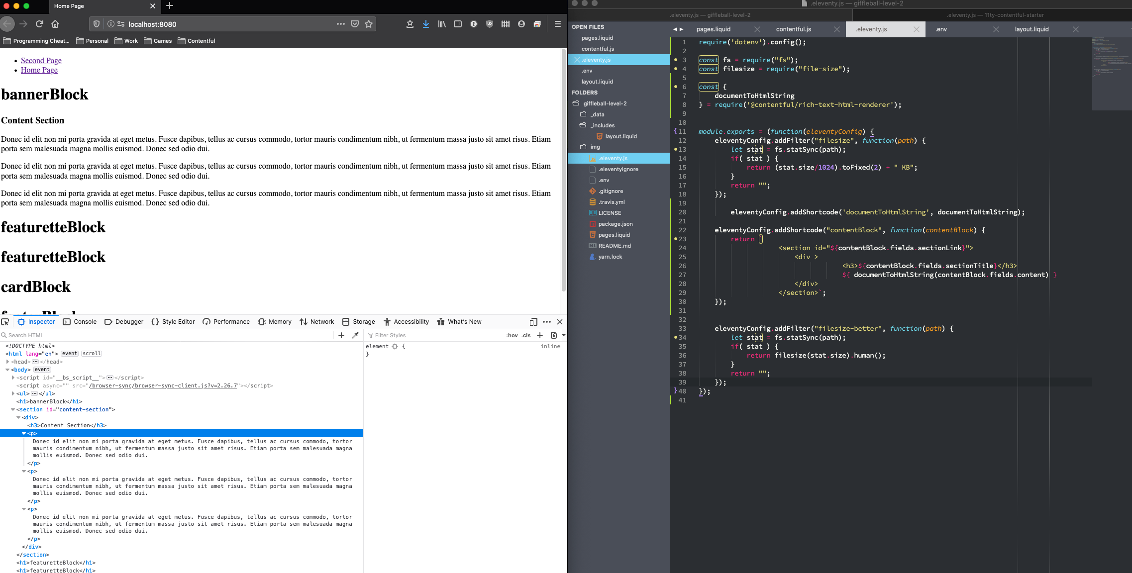 Rendering page.liquid file and returning hormatted HTML