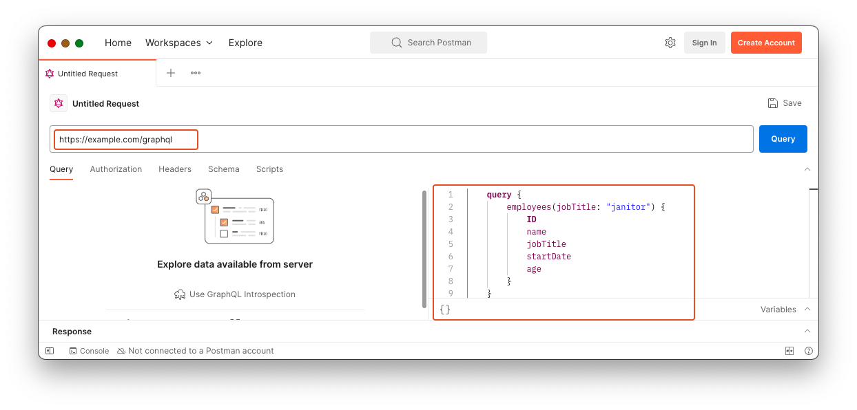 Postman lets you build and run GraphQL queries via HTTP and test them against your GraphQL APIs and backends.
