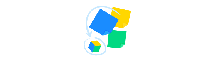 Illustrated icon of sticky notes braistorm
