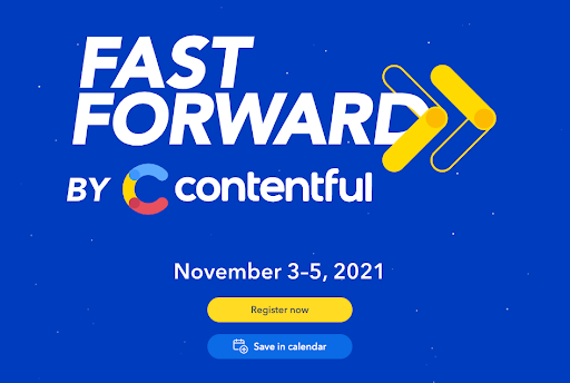 Banner promoting the Fast Forward event