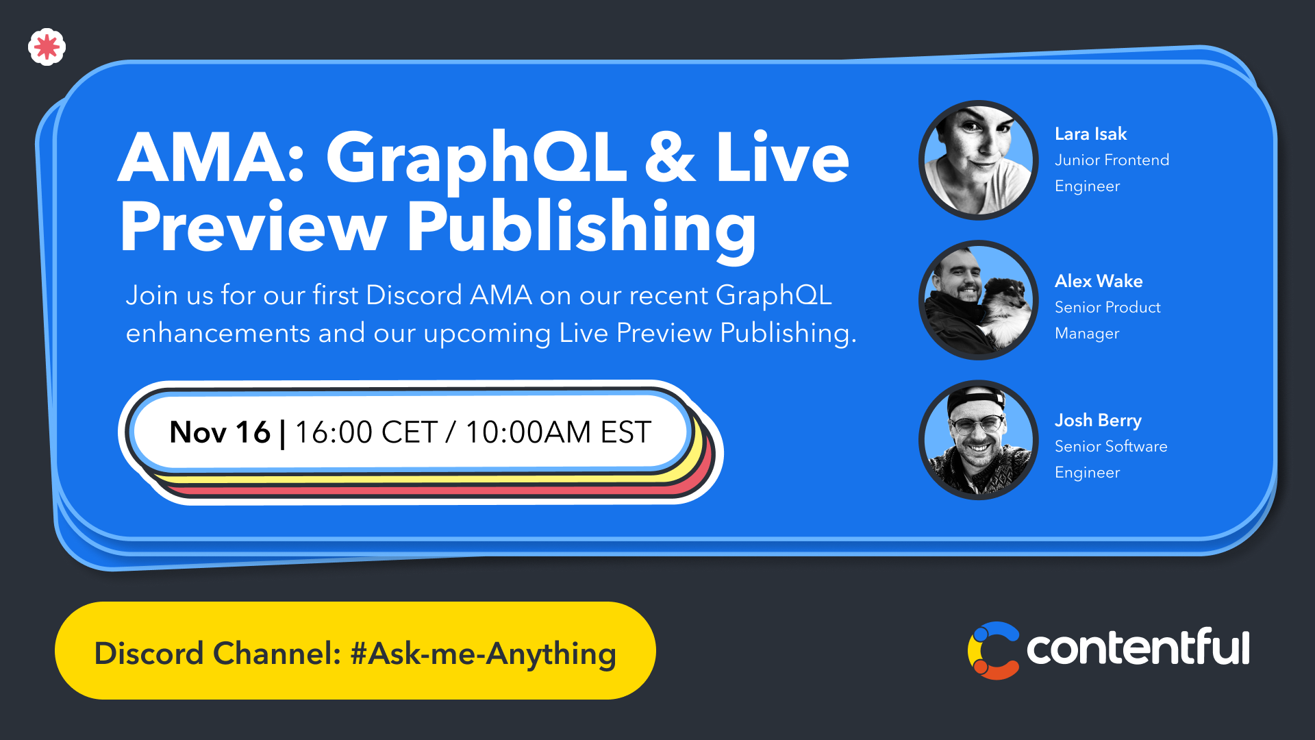 Contentful Developer Community: GraphQL and live preview publishing in ...
