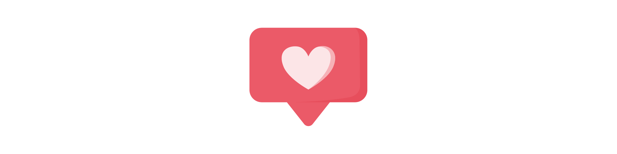 Illustration of a heart notification