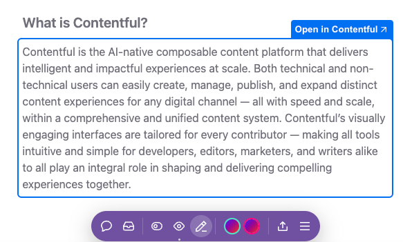 What is Contentful?