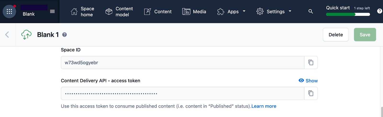 Contentful API