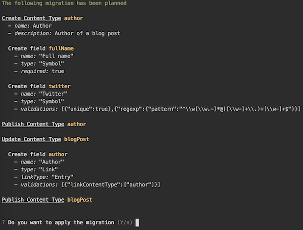 Contentful migrations – Blog post proposal - Plan