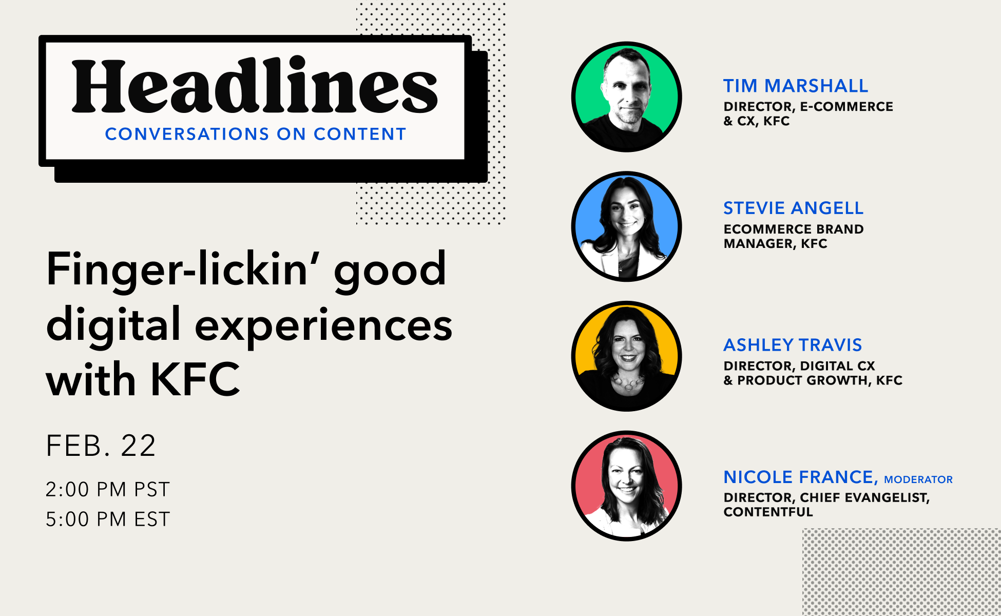 Headlines KFC panel webinar 