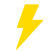 Graphic of a lightning bolt