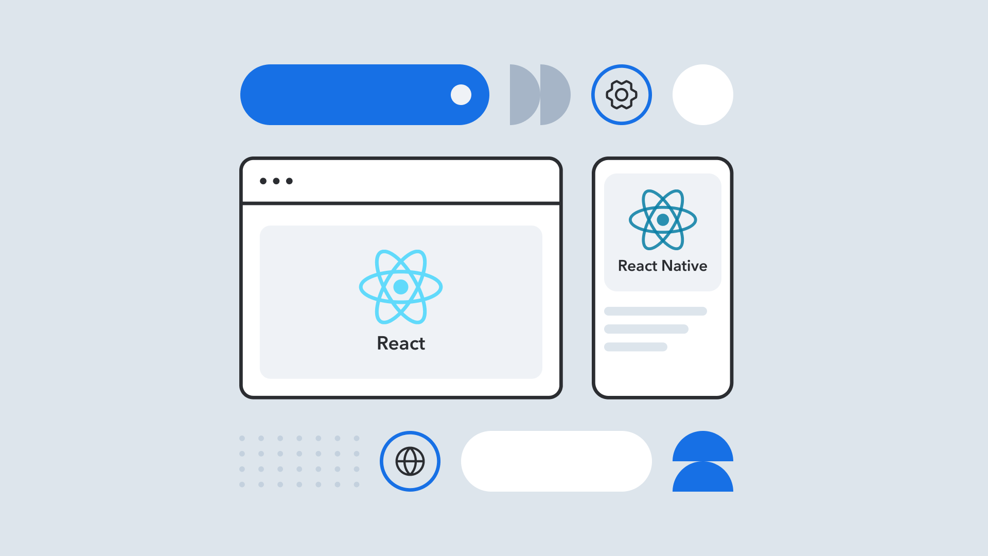 Learn more about React and React Native and their differences, with context and information so that you can decide which to use for a particular project.