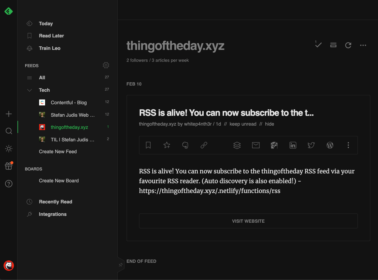 How to generate an RSS feed for your blog with JavaScript with Netlify ...