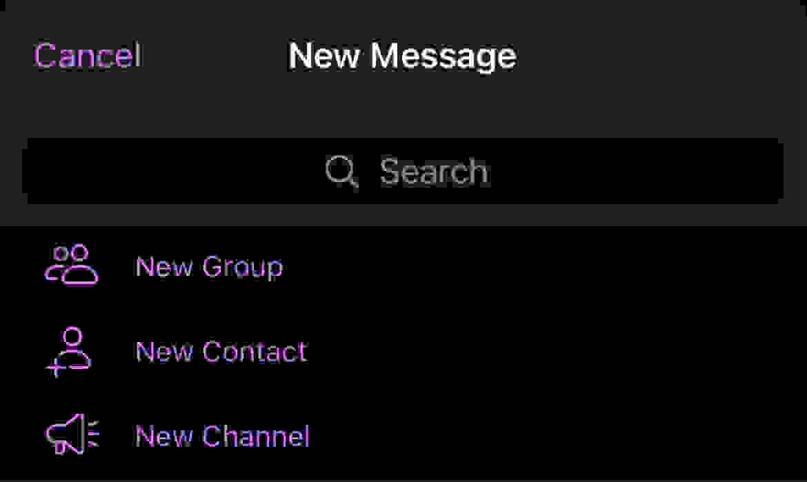 Click on New Channel and then on the Create Channel Call to Action.