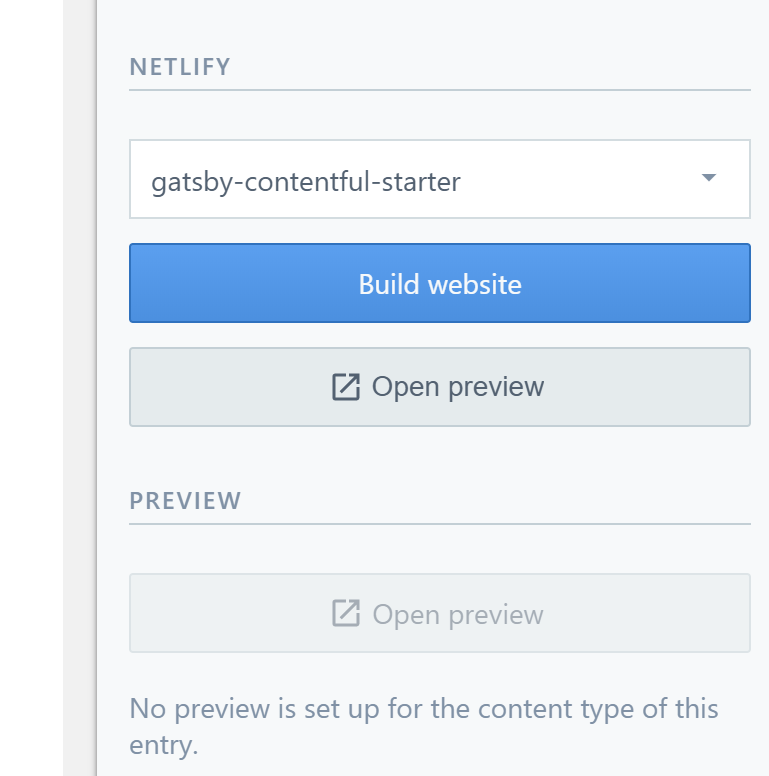 new netlify buttons