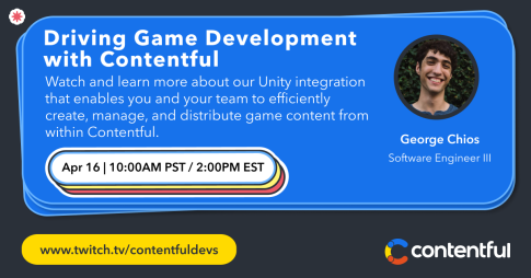Driving Game Development with Contentful event image
