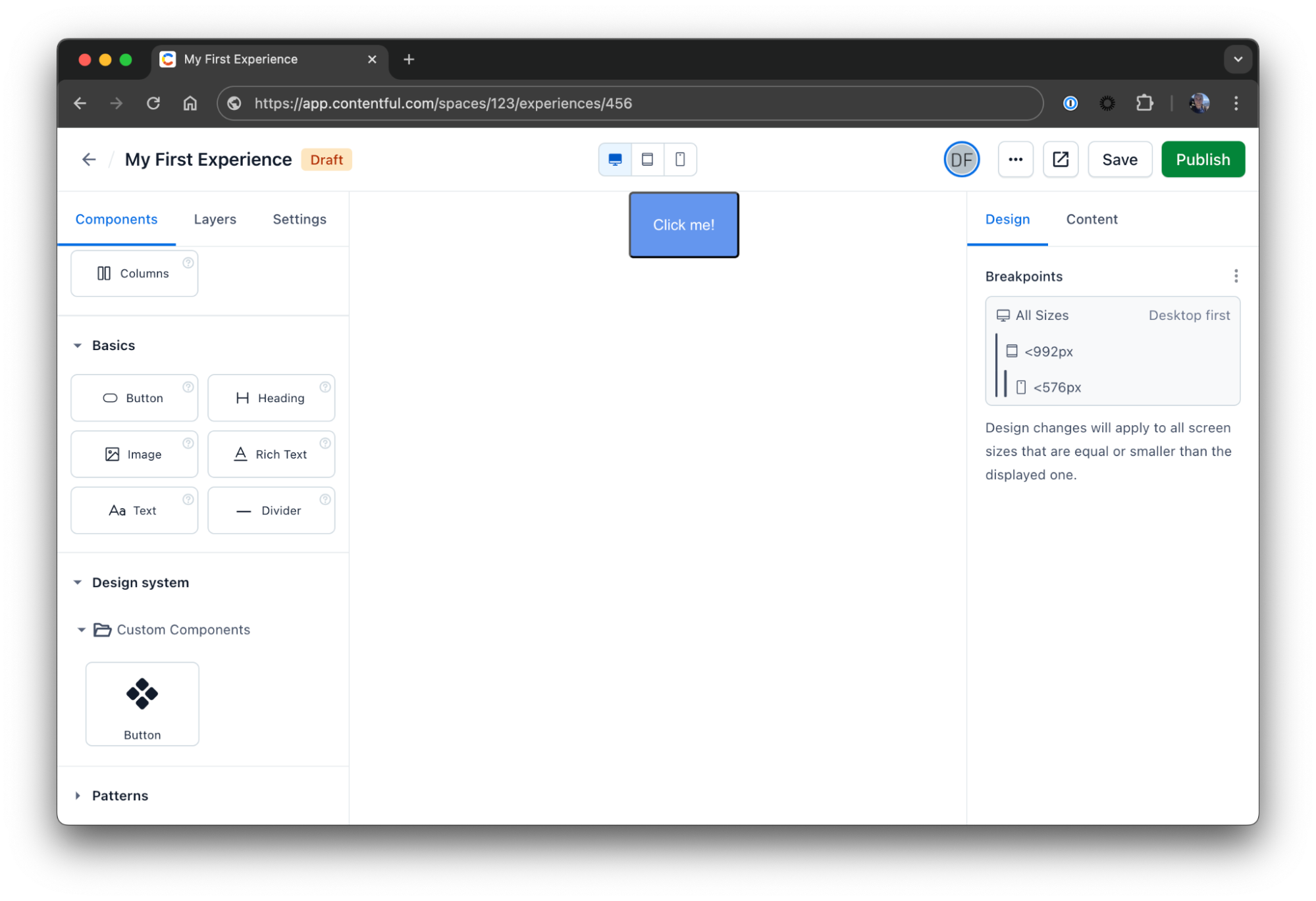 Creating a component