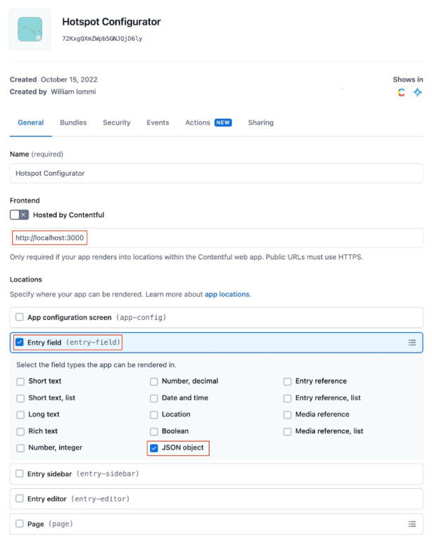 Hotspot configurator