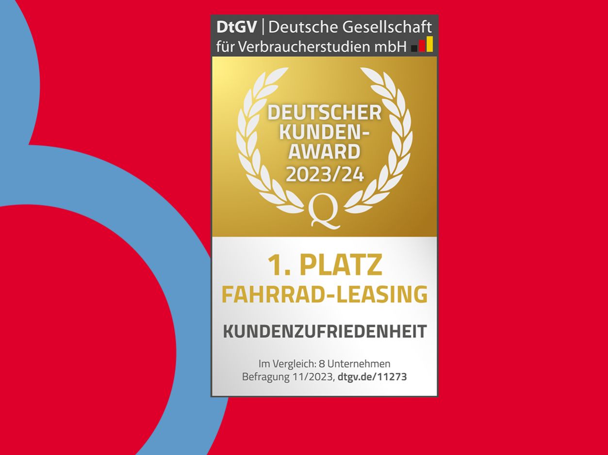 BusinessBike erhält den Deutschen Kunden-Award 2023/24.