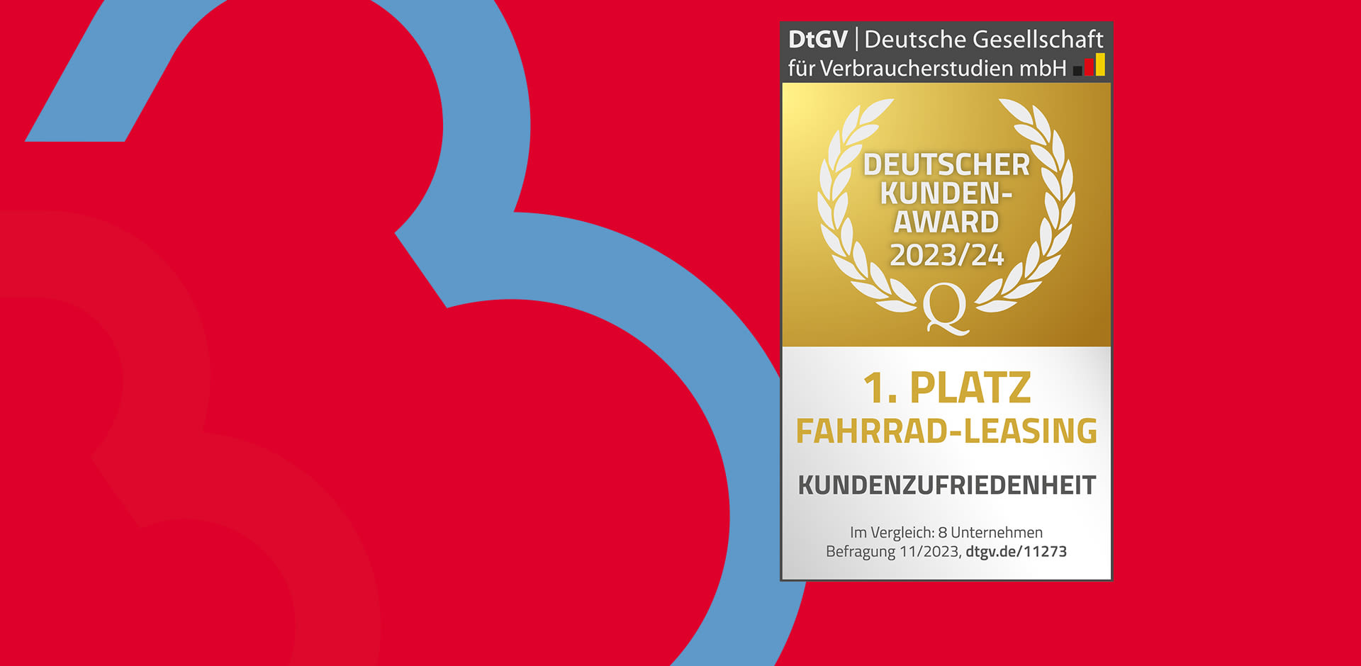 BusinessBike erhält den Deutschen Kunden-Award 2023/24.
