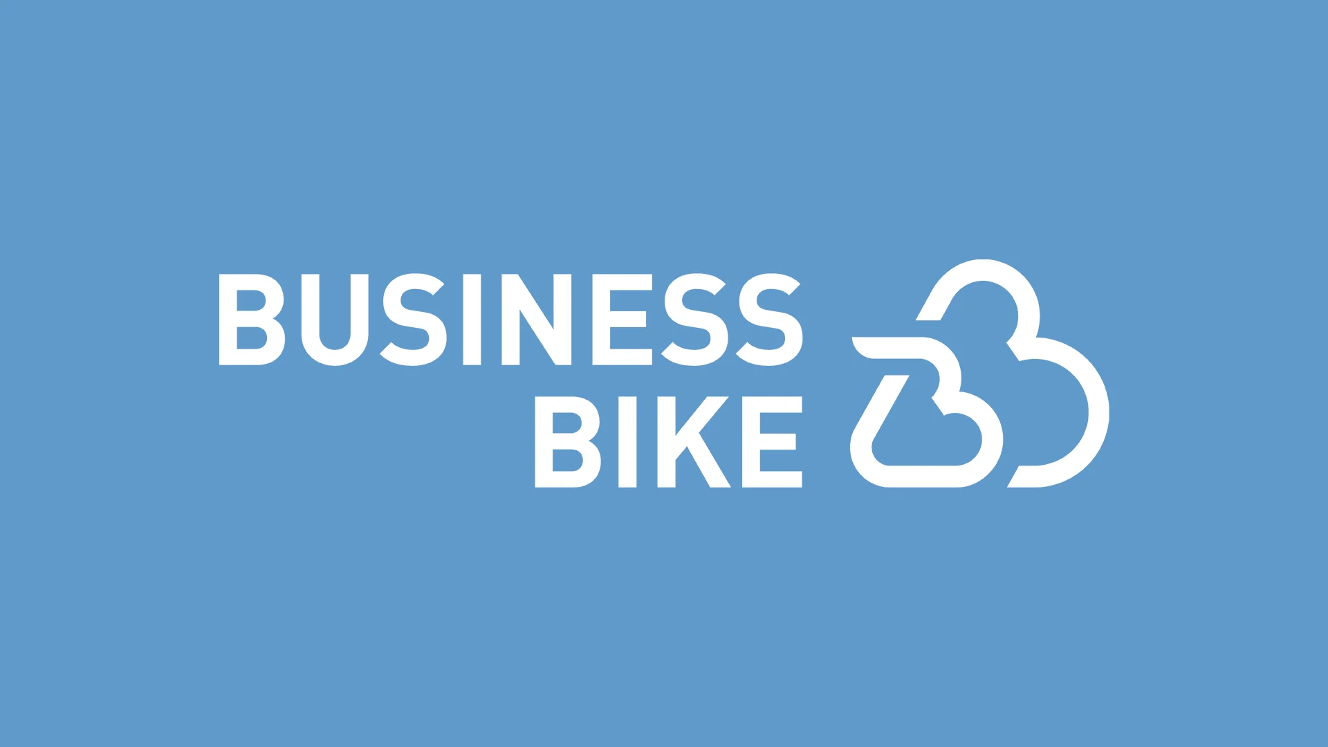 BusinessBike Logo auf Blau