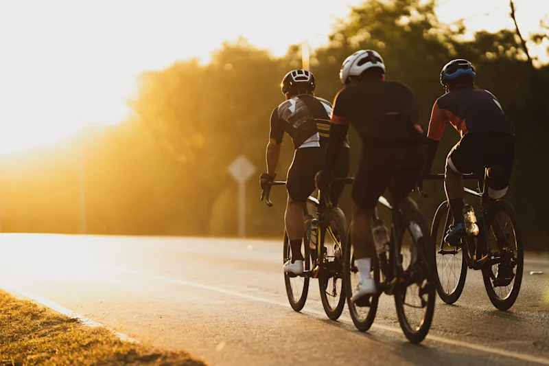 Bild Radfahrer Gruppe