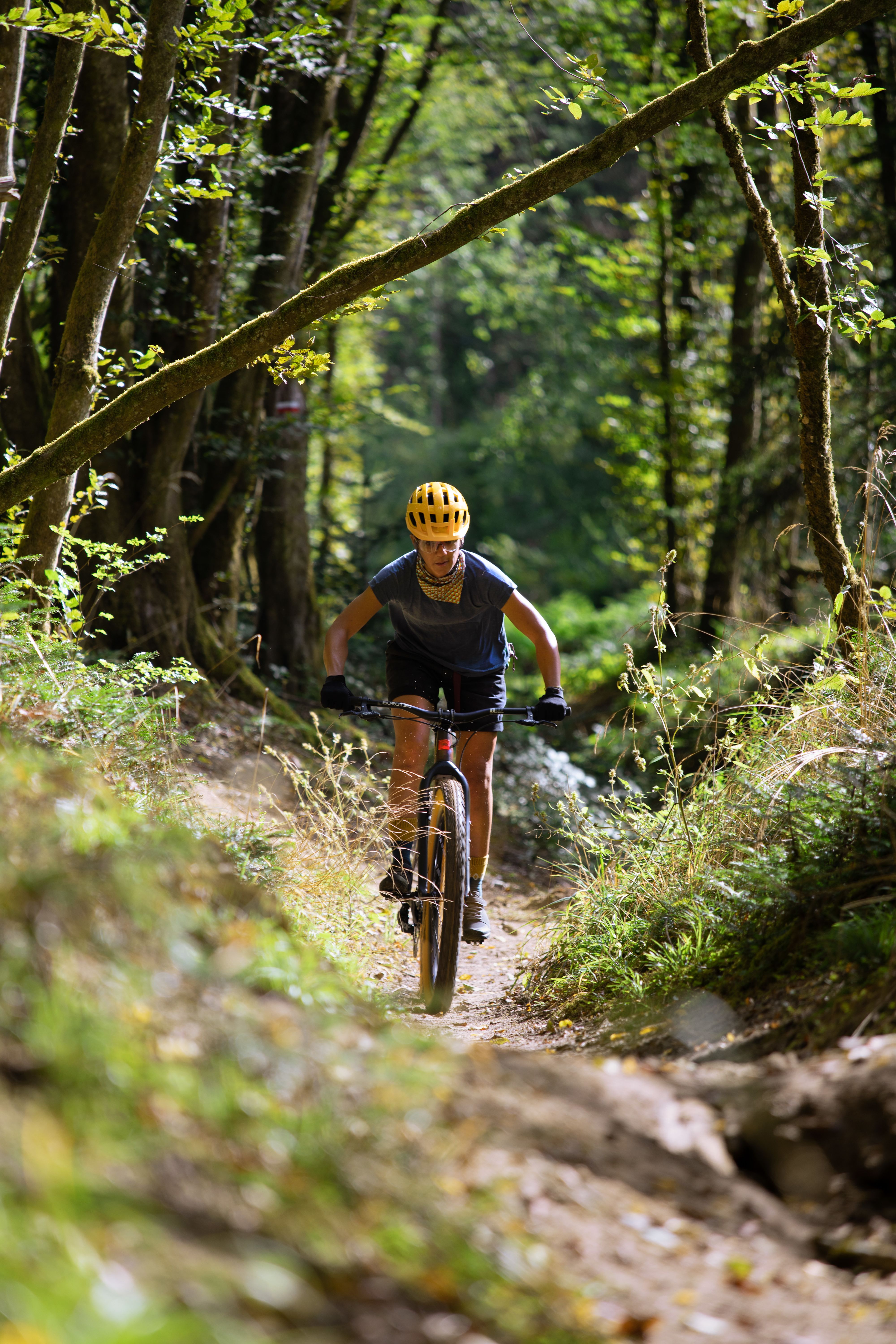 Mountainbiker im Gelände