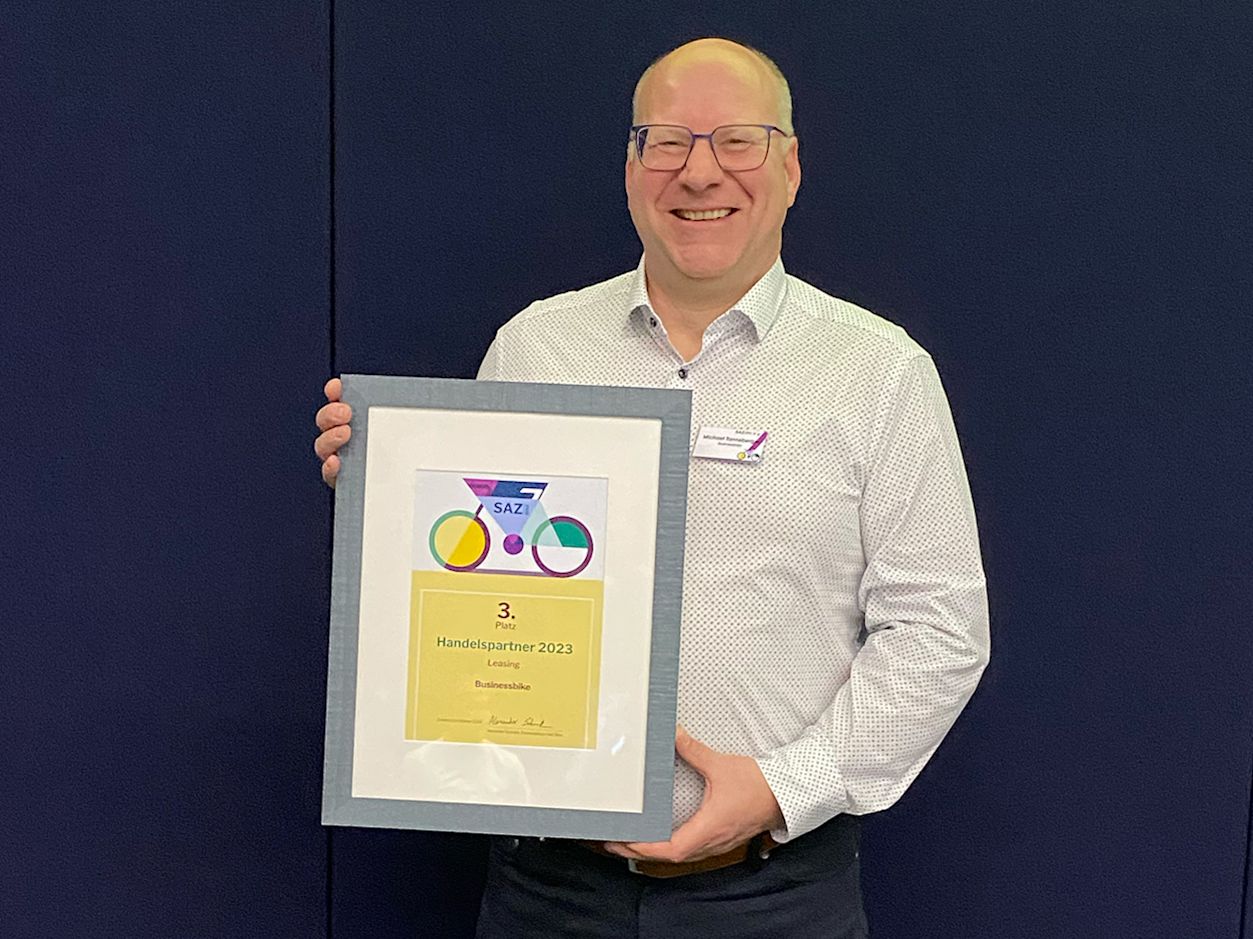 BusinessBike gehört zu den Top 3 Partnern im Bereich Leasing
