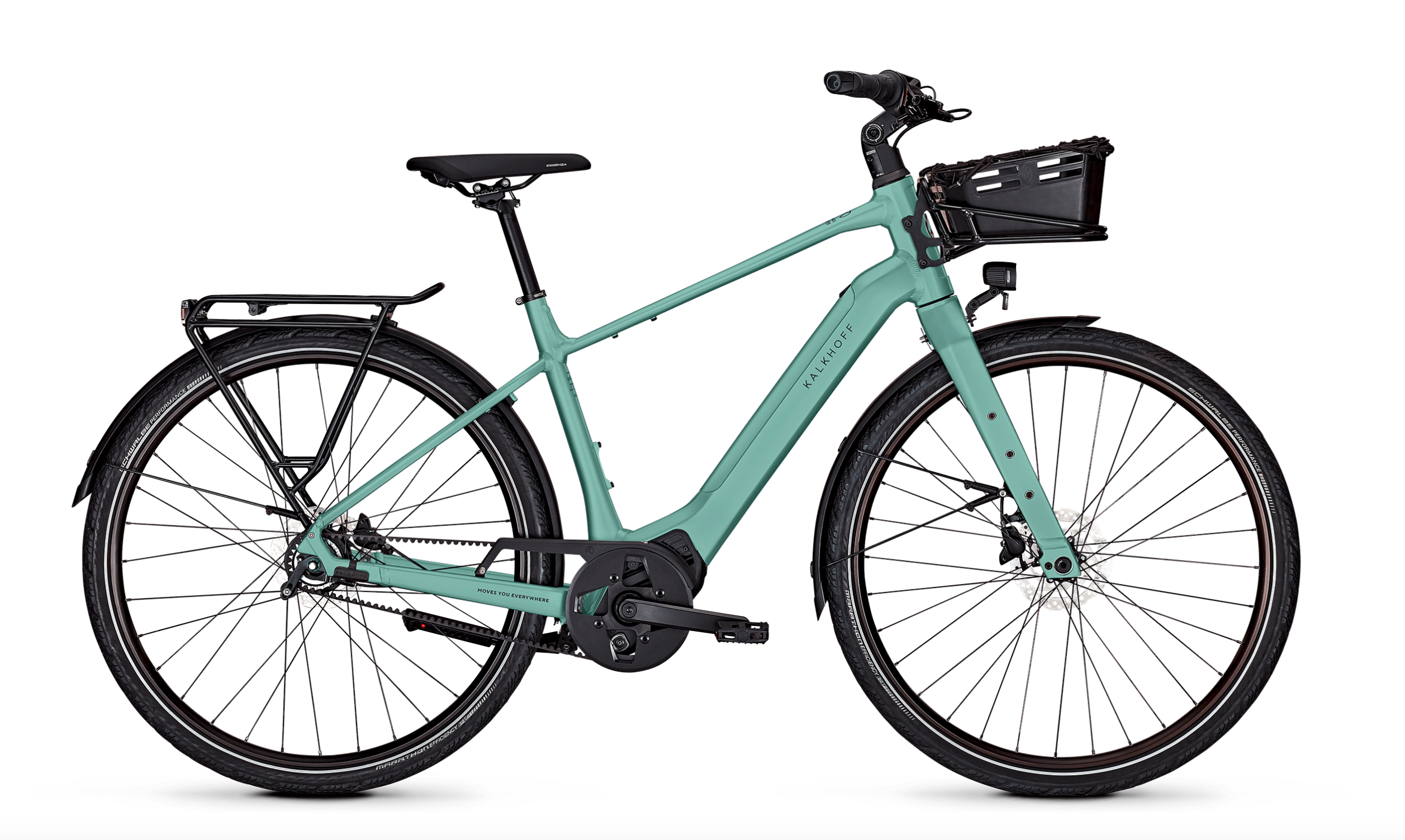 Grünes E-Bike von Kalkhoff
