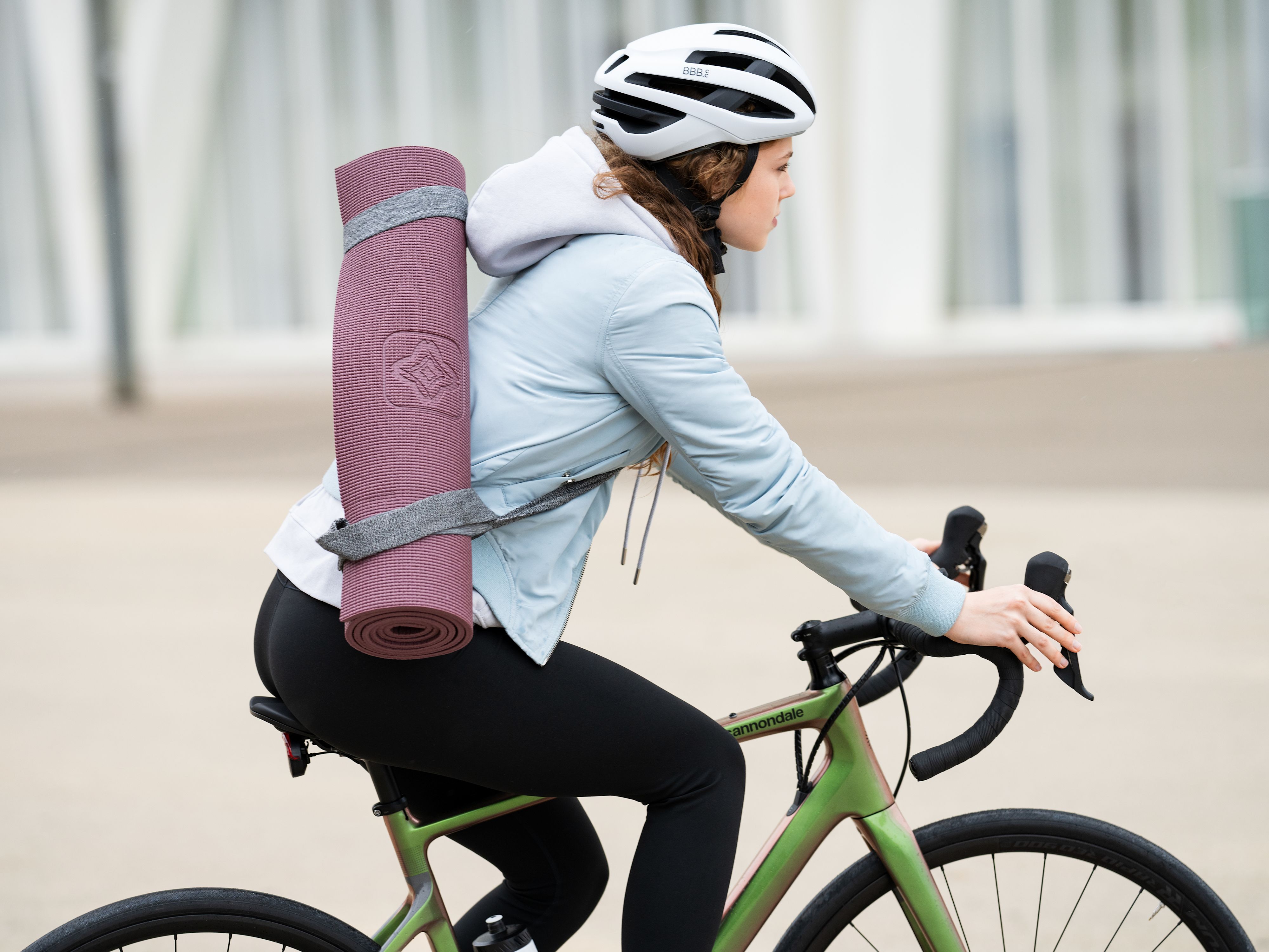 Fahrradfahrerin BusinessBike