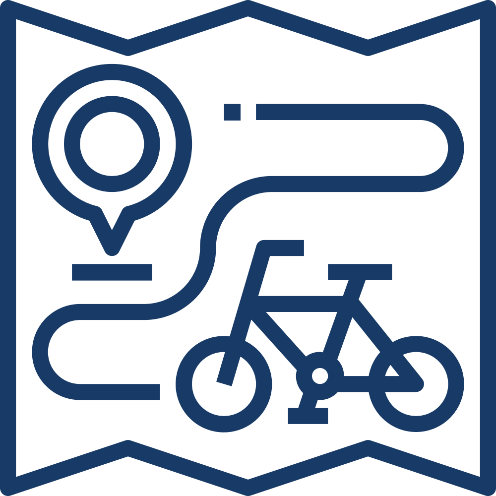 Icon leasingdetails überblick europa fahrrad karte