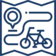 Icon leasingdetails überblick europa fahrrad karte