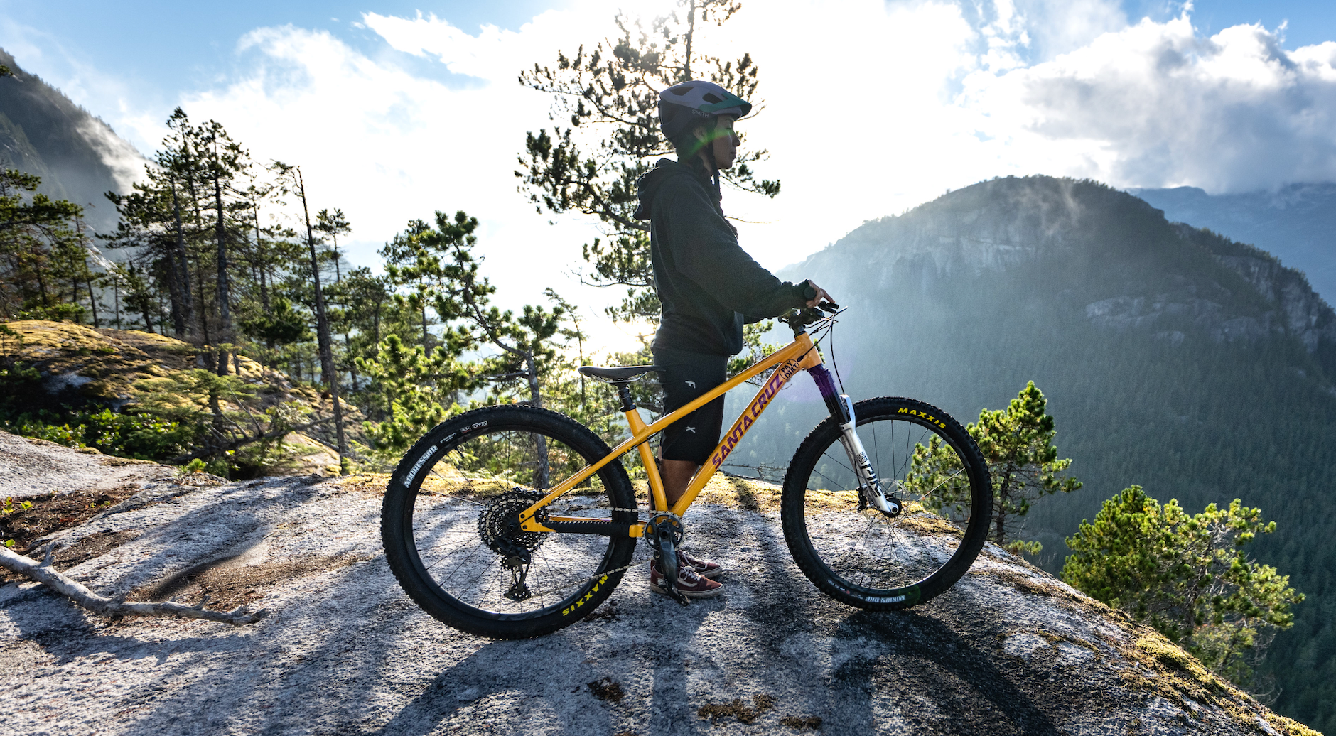 Mountainbike in den Bergen
