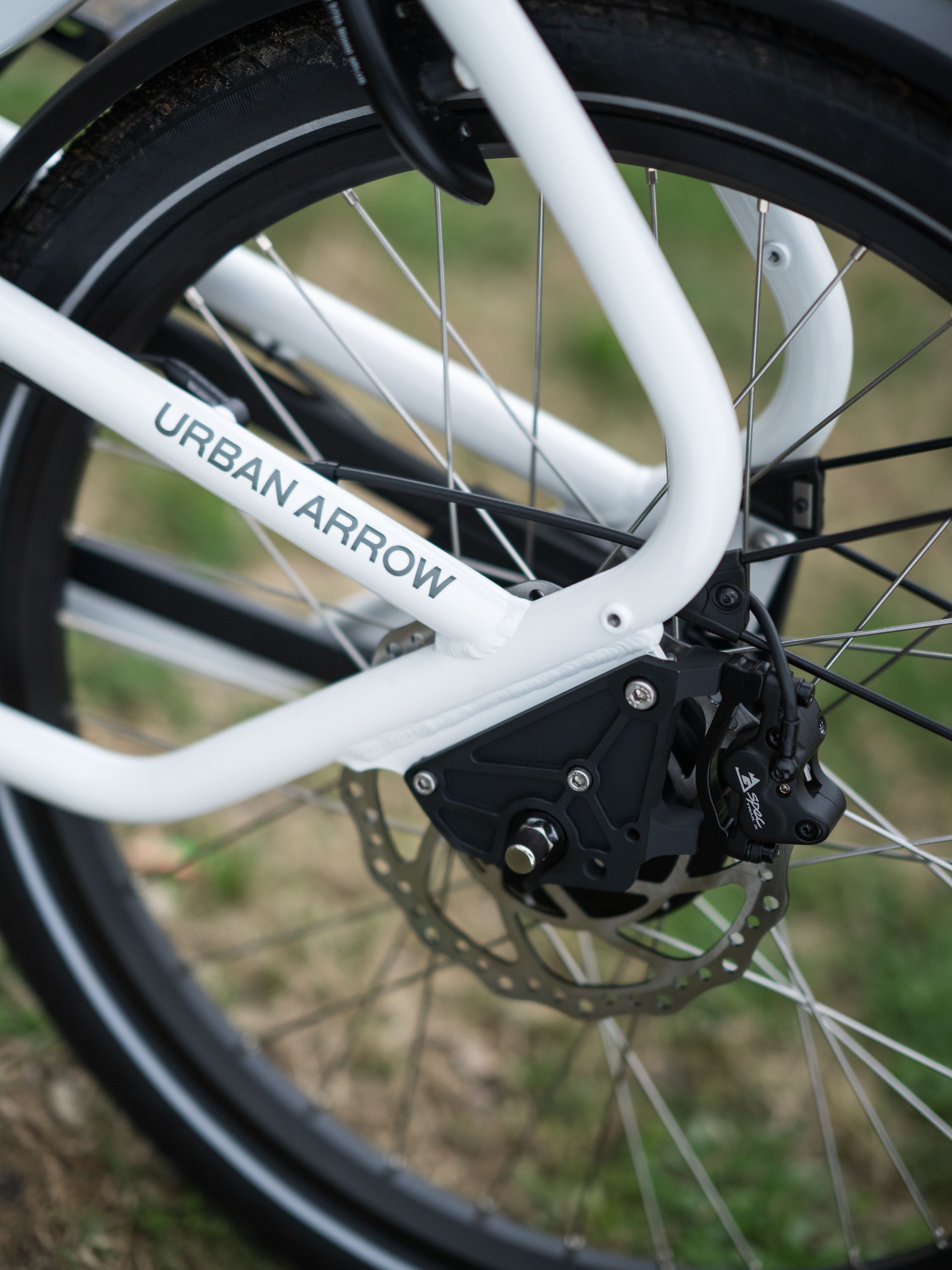 Nahaufnahme Hinterrad Fahrrad