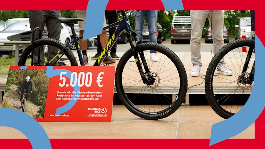 Spende zum Aufbau der Mountainbike AG