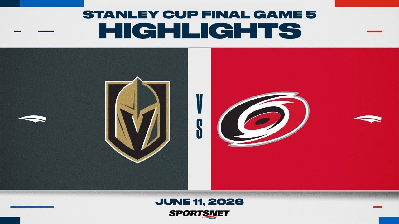 NHL Game 5 Highlights | Golden Knights vs. Hurricanes – Cover Image