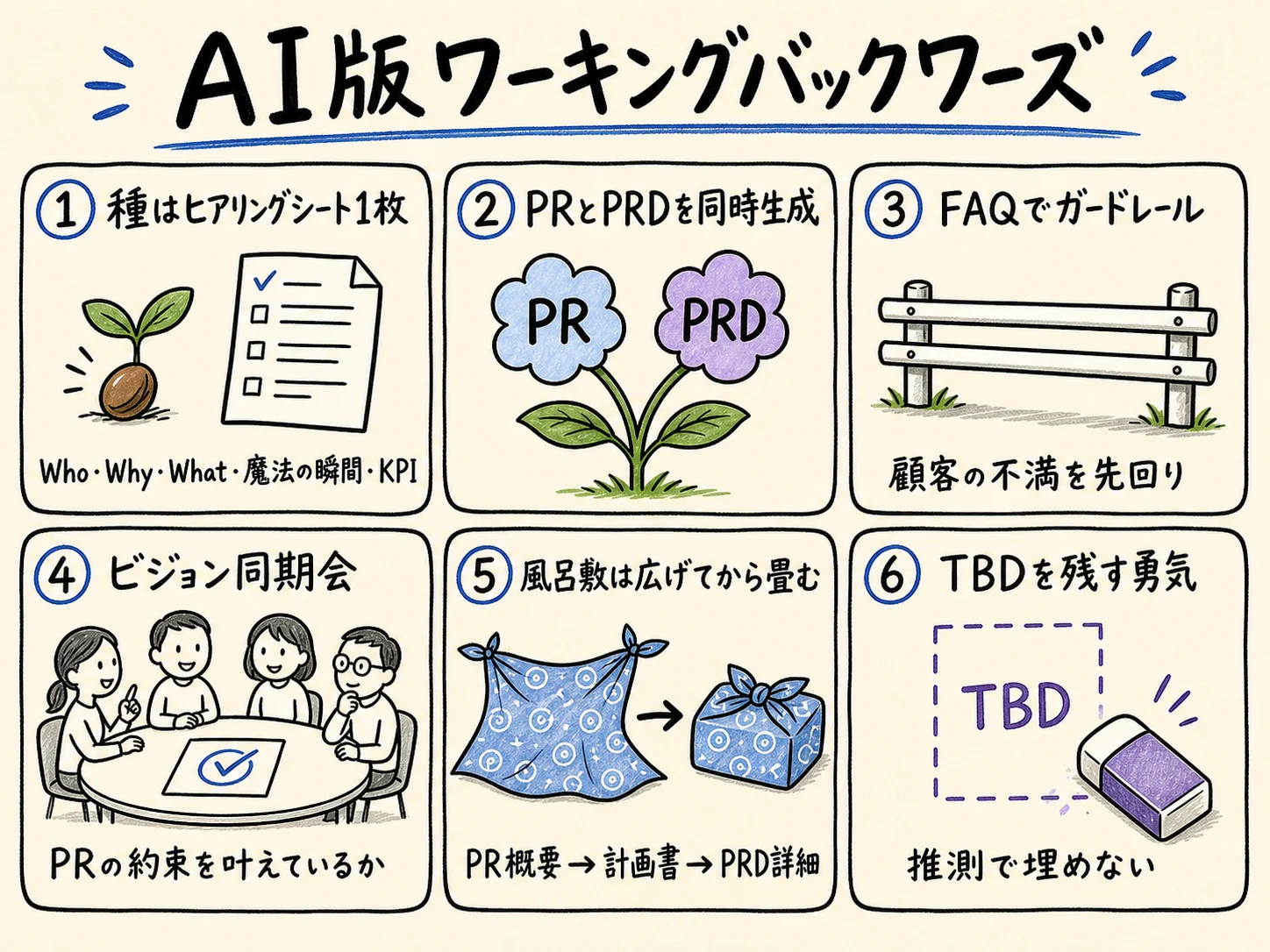 AI版ワーキングバックワーズ 要点まとめ