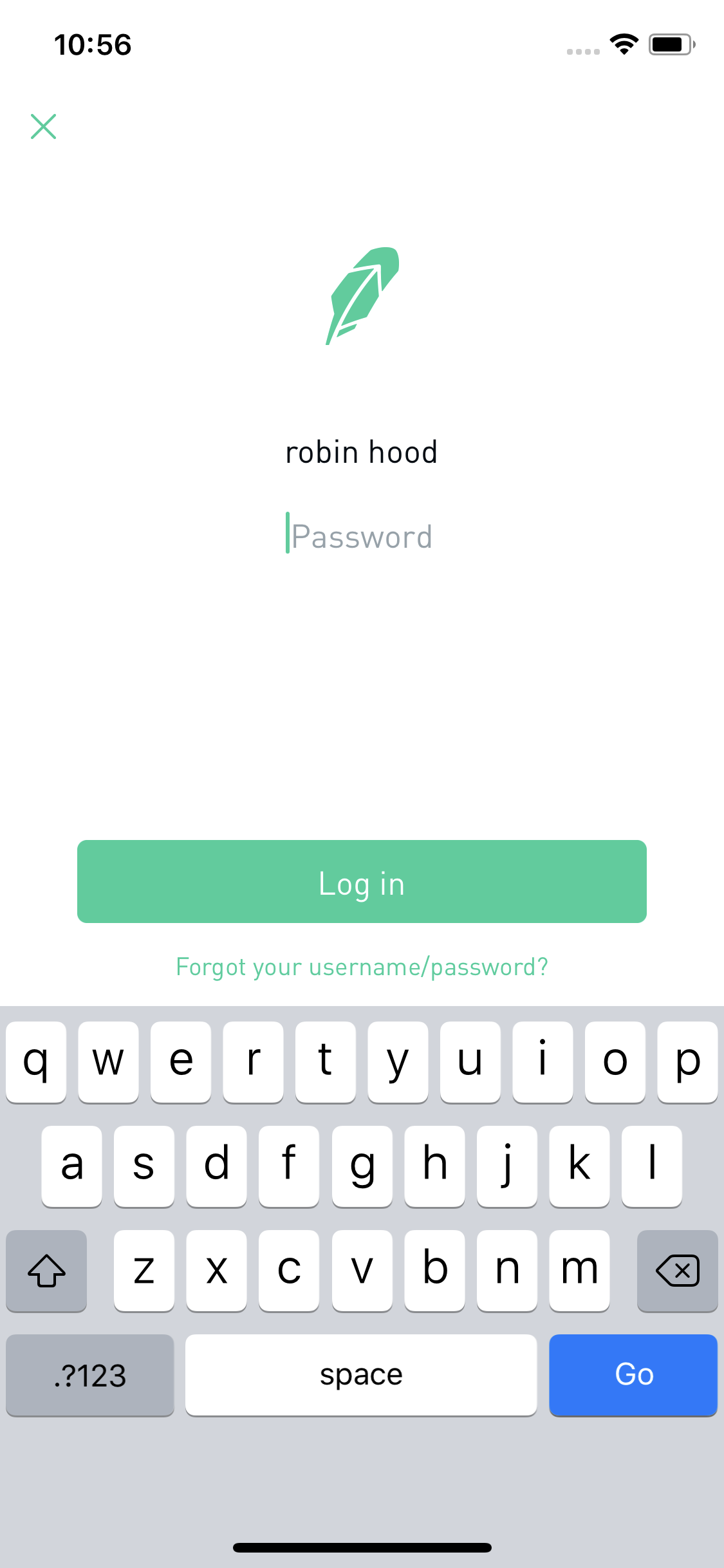 Change Your Password | Robinhood