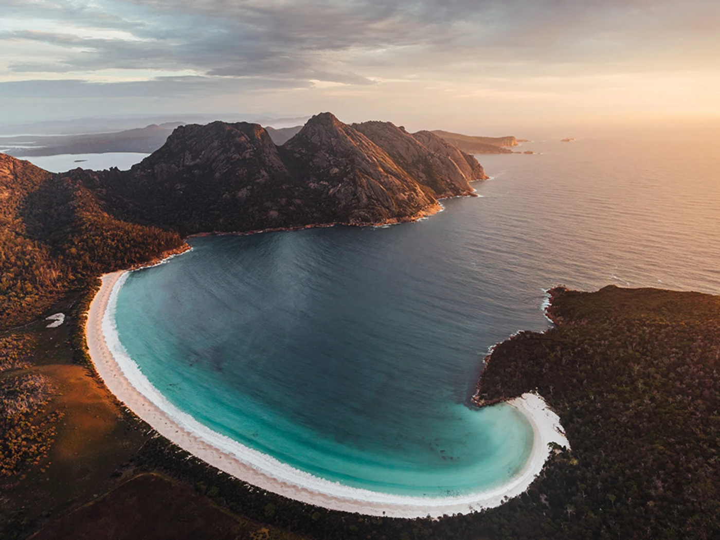 Wineglass Bay in Tasmania