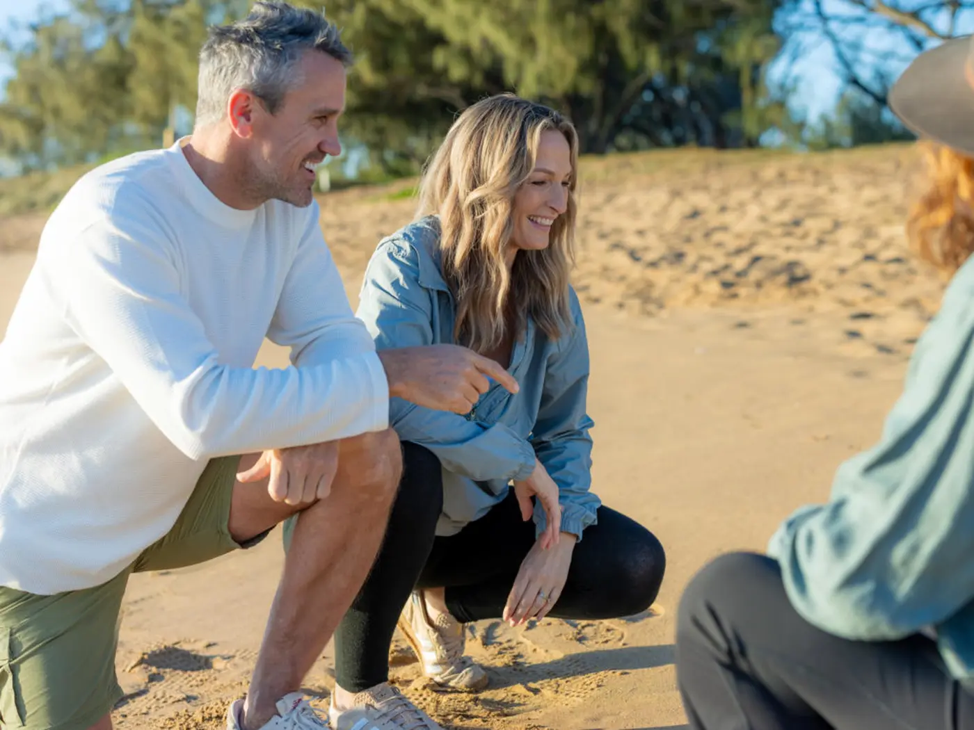 Turtle Sands couple on tour