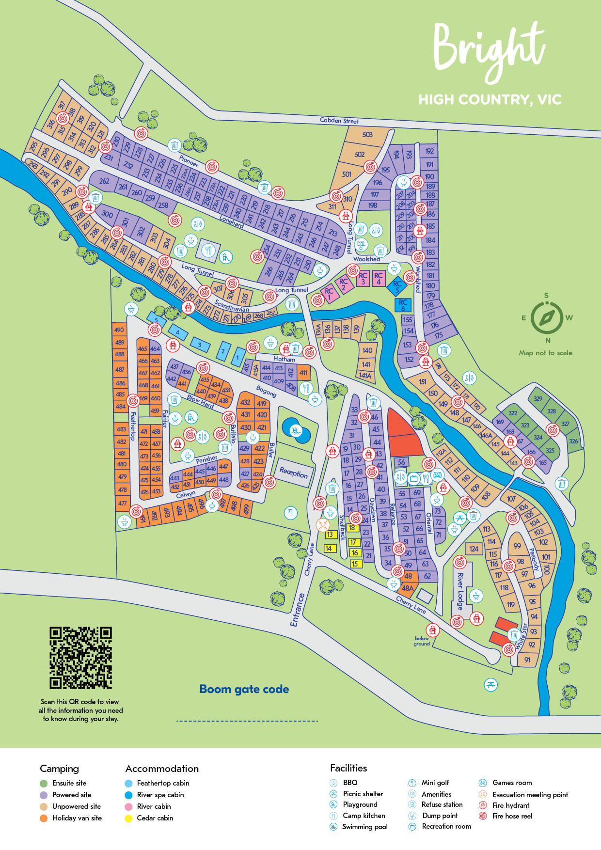 Bright park map