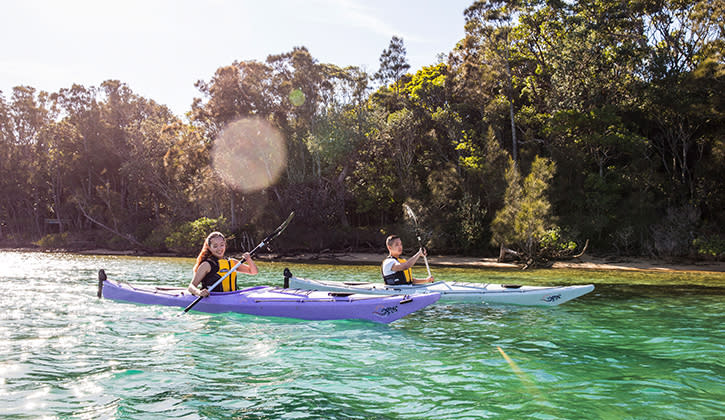 Kayak along the Minnamurra River