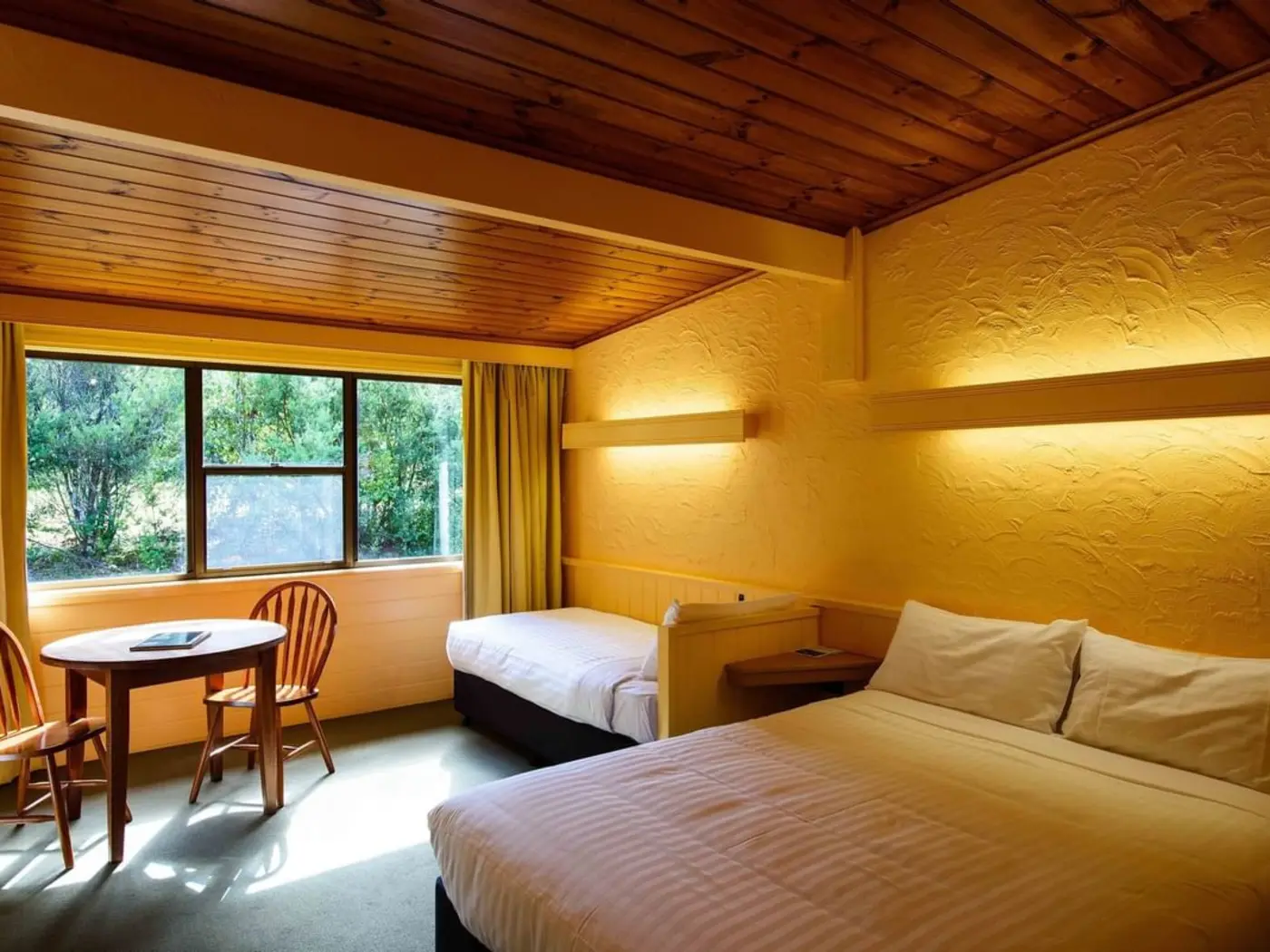 Interior of Hilltop Standard Room at Strahan Village
