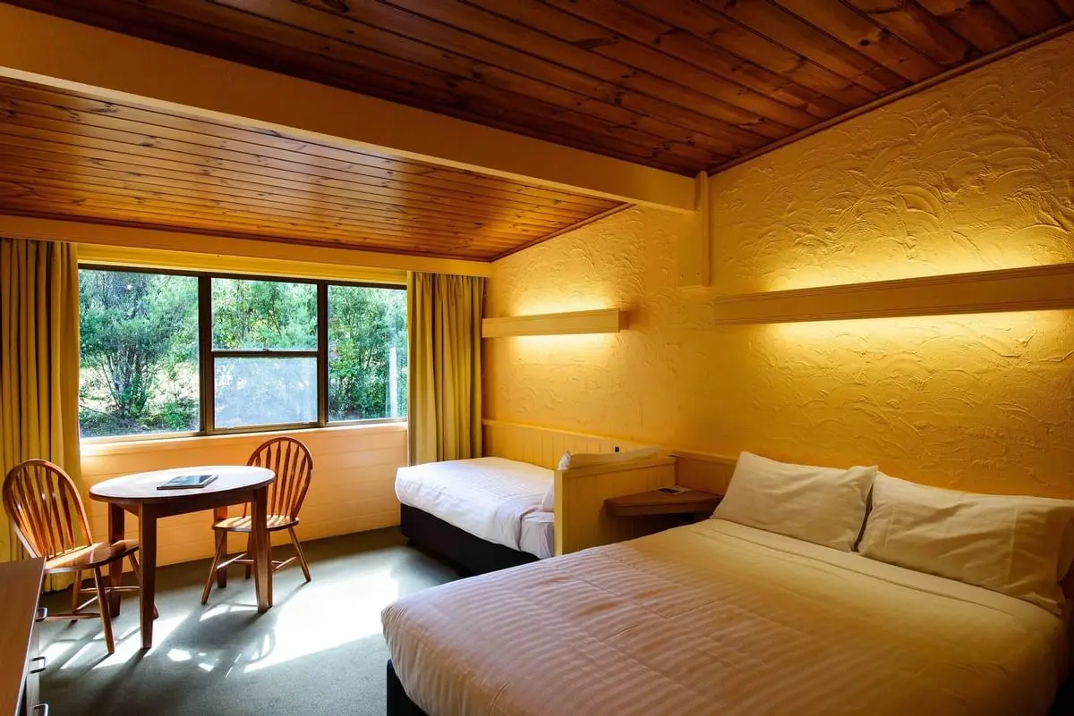 Interior of Hilltop Standard Room at Strahan Village