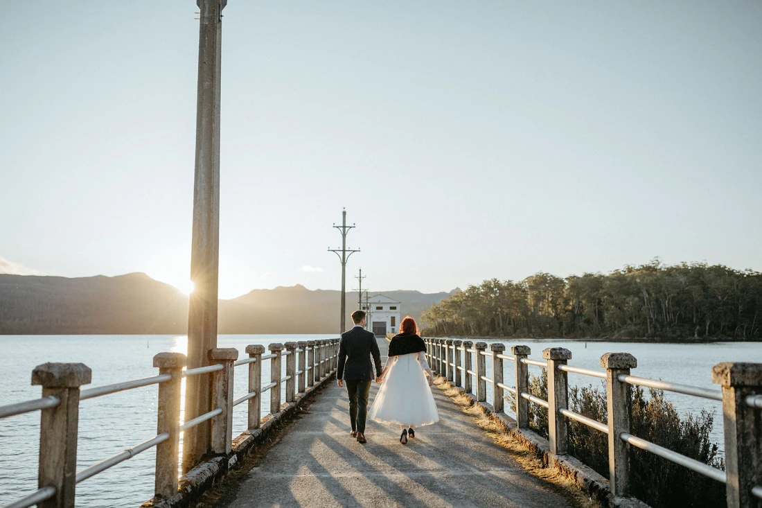 Wedding Pumphouse Point Lake St Clair Tasmania