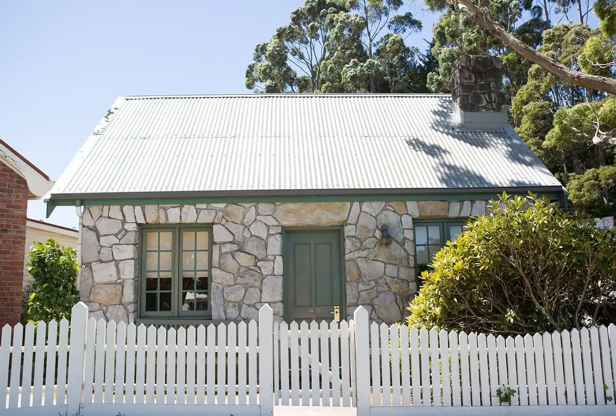 Exterior view of Village Waterfront Cottage at Strahan Village