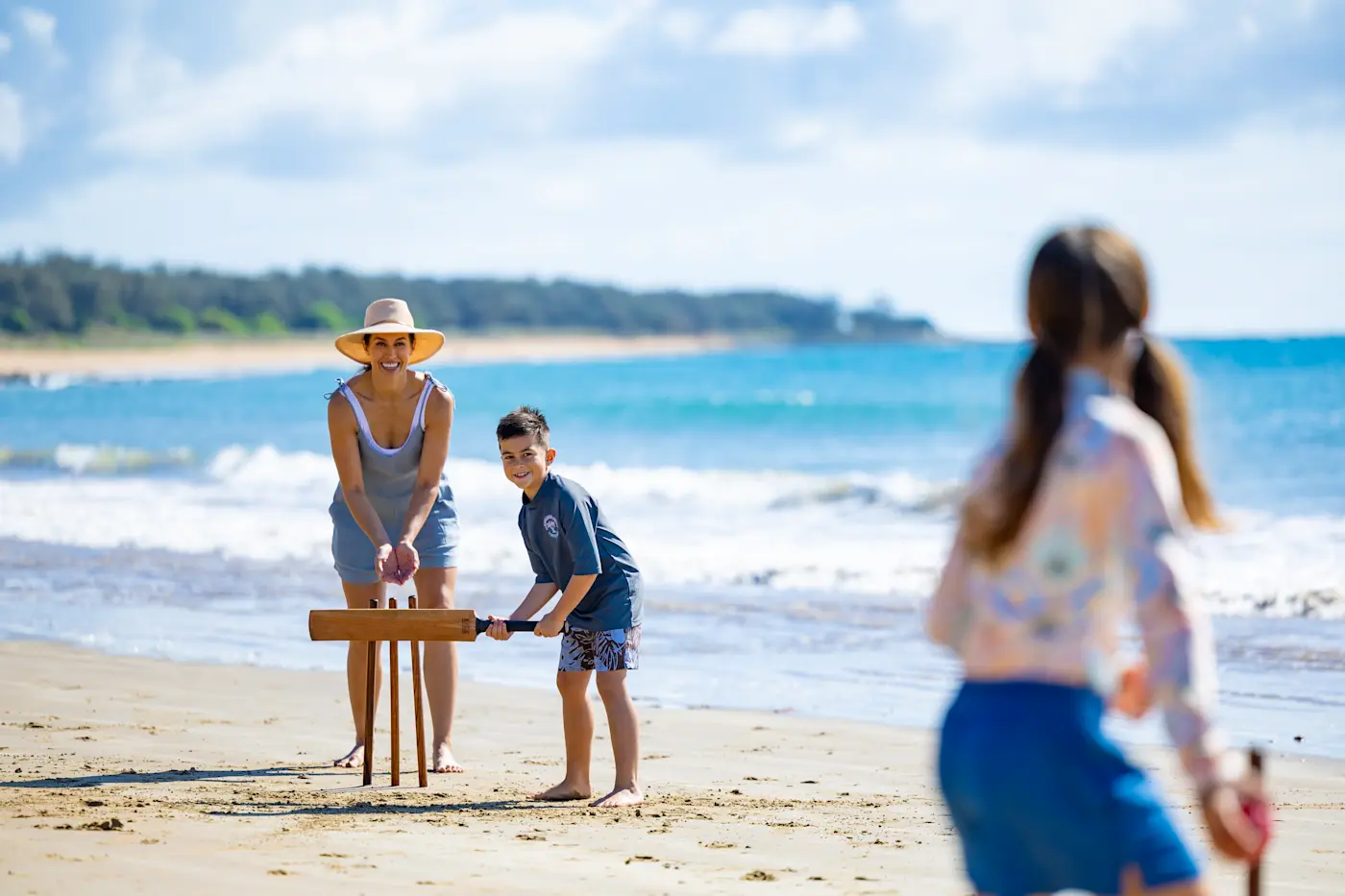 Family Beach Fun Turtle Sands