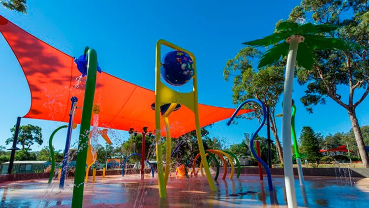 Water park at Ocean Beach