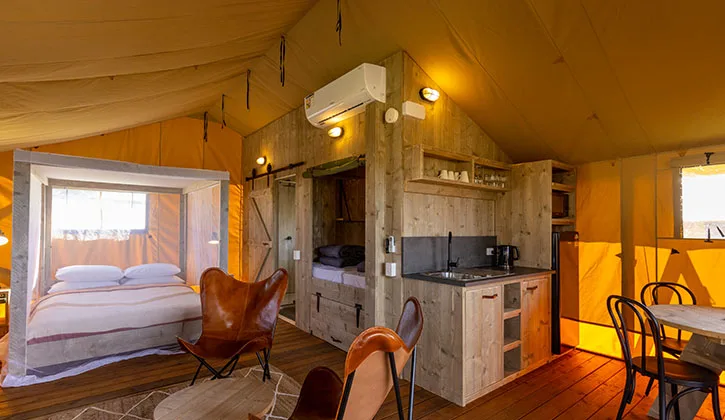 Try glamping with our safari tents